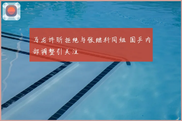 马龙许昕拒绝与张继科同组 国乒内部调整引关注